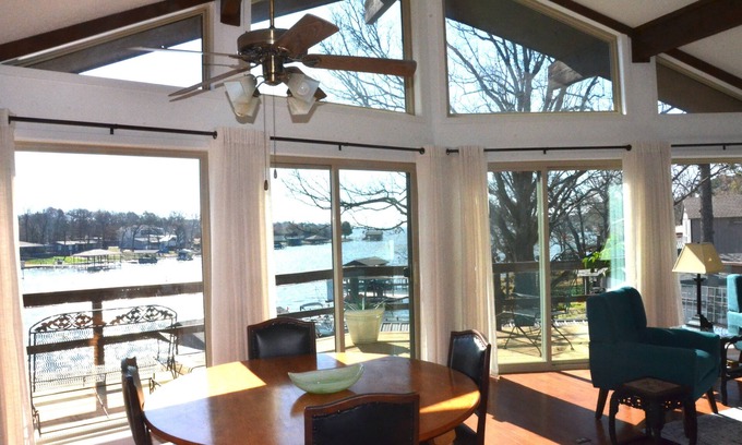 Enchanted Oaks House | Idyllic Lakefront Haven with Spa and Ocean Views