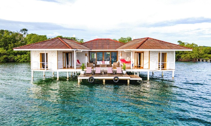 Bocas del Toro House | Exclusive Over the Water Bungalow with Ocean Views
