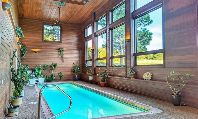 Colorado Springs House | Exclusive Mansion with Indoor Pool & Mountain Views
