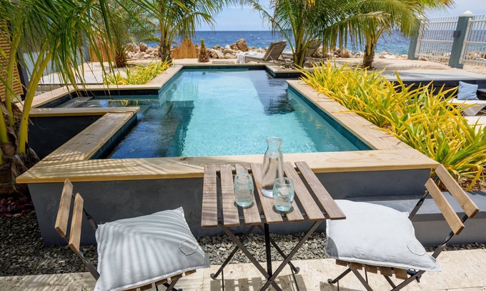 Pietermaai District Villa | Oceanfront Villa with Pool and 10/10 Guest Rating