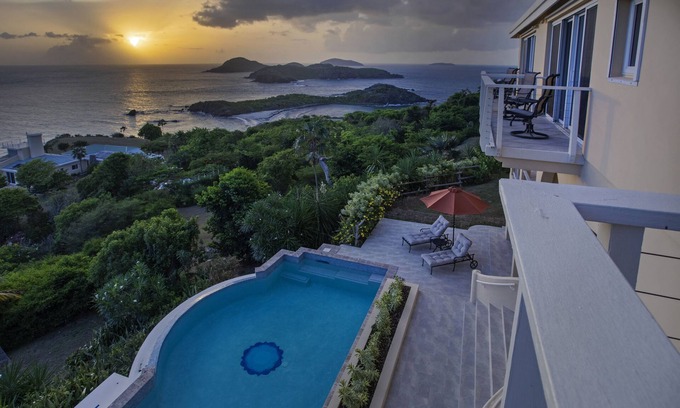 Estate Little Saint Thomas Villa | Top-Rated Oceanfront Villa with Private Pool and Breakfast