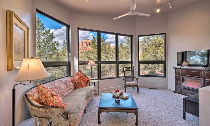 Sedona Apartment | Stunning Sedona Apartment with Private Patio & Views