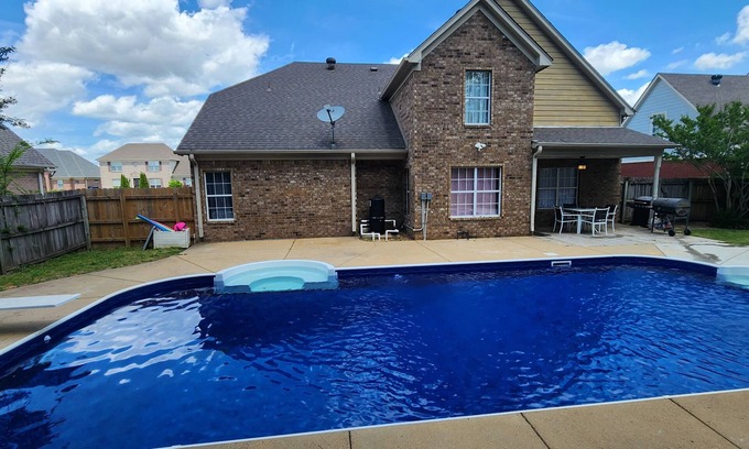 Olive Branch House | Inviting State Line Retreat with Private Pool & King Beds