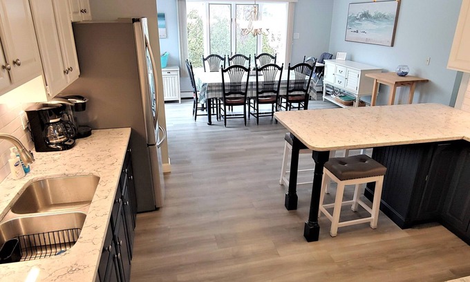 Newport East House | Modern Escape with Pool, Ocean View & Steps to the Beach