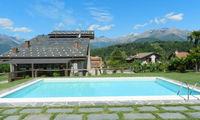 Colico Villa | Secluded Oasis with Private Pool & Lush Garden Retreat