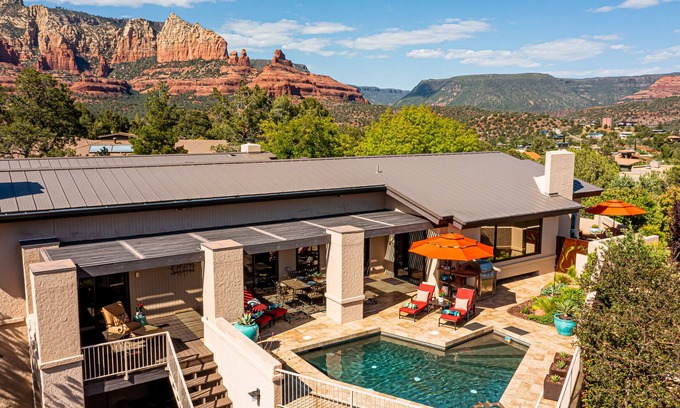 Uptown Sedona House | Relaxing Retreat with Private Pool at UptownHouse of Views