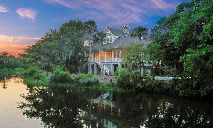 Vanderhorst Plantation House | New Listing with Pool and Breathtaking Marsh Views!