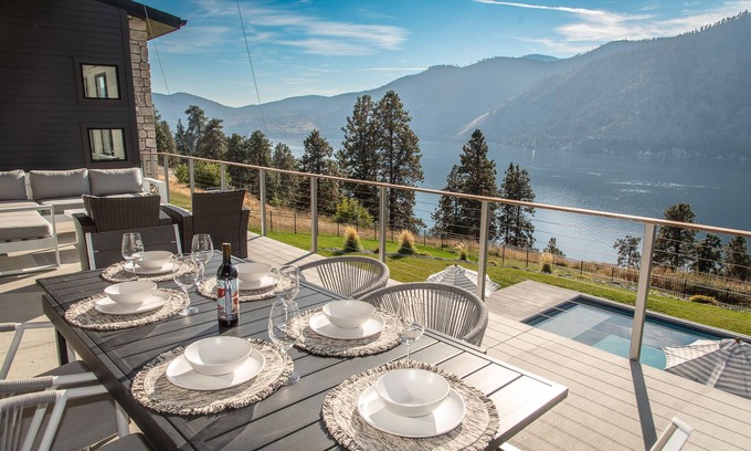 Manson House | Private Pool Oasis with Breathtaking Lake & Mountain Views