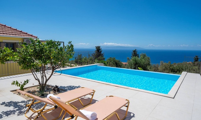 Mousata Villa | Private Pool Villa in Beautiful Kefalonia