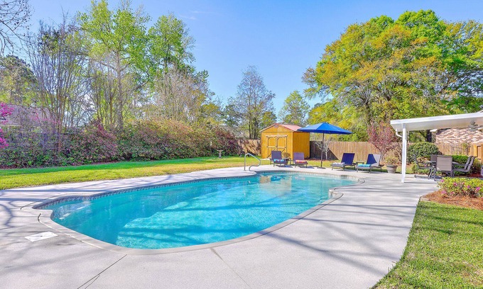 North Charleston House | Family Fun with Private Pool and Central Location Awaits!