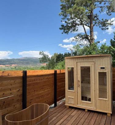 West Colorado Springs Apartment | Private Retreat with Sauna and Cold Plunge plus Epic Views