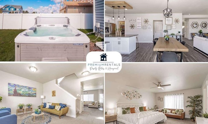 Rexburg House | Discover Rexburg: 5 Bedroom Home with Theater & Hot Tub