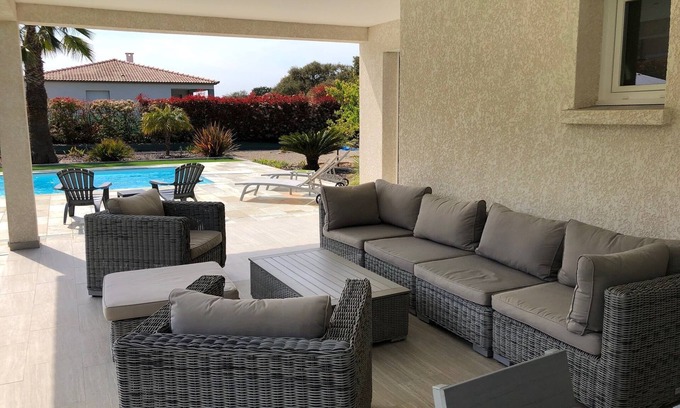 Cuttoli-Corticchiato House | Poolside Retreat: Private Room with Top Guest Rating