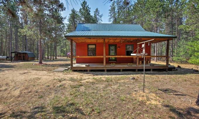 South Boardman House | Ideal South Boardman Cabin Nestled in 10 Acres of Forest
