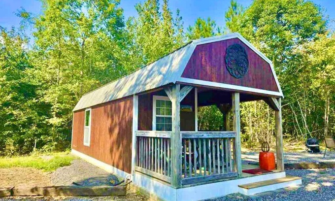 Cook Springs House | Cozy TinyBarn Cabin with Ocean Views & Pet-Friendly Stay