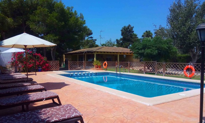 Formentera de Segura Villa | Beautiful Private Villa with Pool, Garden & BBQ Area