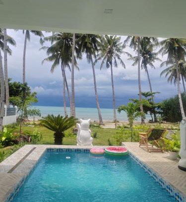 Port Barton Villa | PRIVATE VILLA FRONT BEACH Infinity Pool