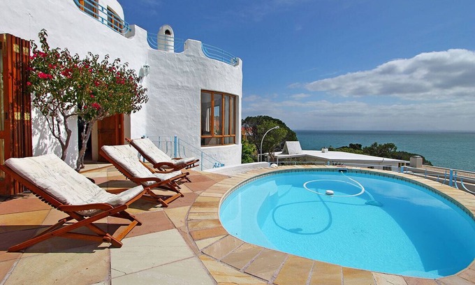 Mountainside Villa | Oceanfront Villa in Gordons Bay with Private Pool & Views