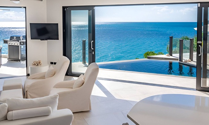 Fryes Beach Hotel | Private Villa with 2 Bedrooms Near Jolly Harbour with Captivating Ocean Views