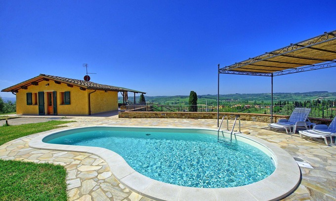 Castelfiorentino Villa | Private Villa with Pool, WIFI, and Panoramic Views