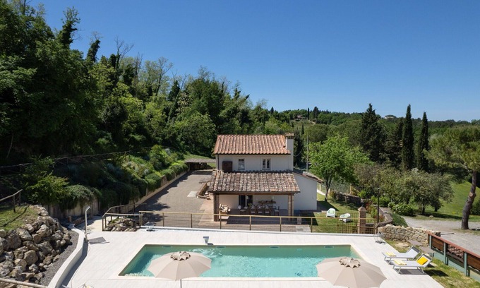 Gambassi Terme Villa | Private Villa with Pool & Panoramic Views near San Gimignano