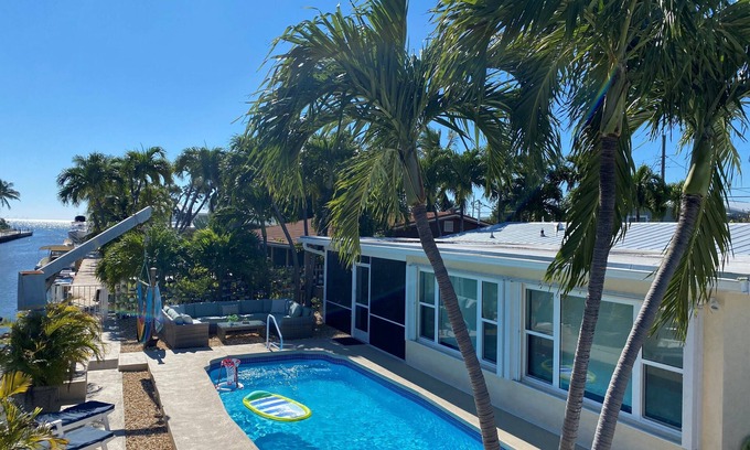 Marathon House | Waterfront Home with Heated Pool, Dock & Ocean Views