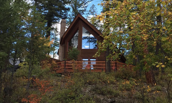 Whitefish Cabin | Inviting Whitefish, Montana A-Frame with Ocean Views