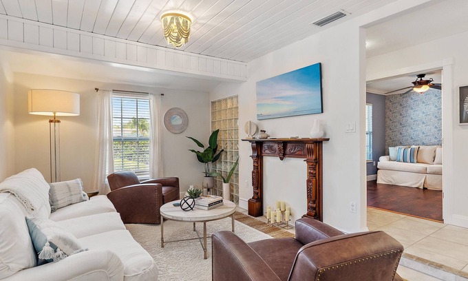 Paver Park House | Relaxing Retreat with Private Yard, Pet-Friendly & Near Beaches