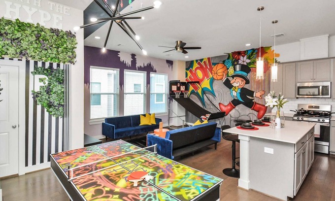 Riverside Terrace House | Playful Prolific FunSuite: Games, Comfort & Family-Friendly