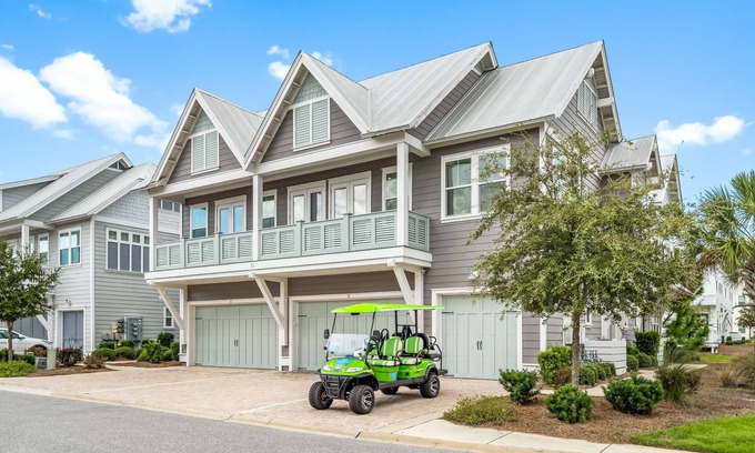 Panama City Beach House | Unwind at Prominence 30A: Golf Cart & Poolside Bliss