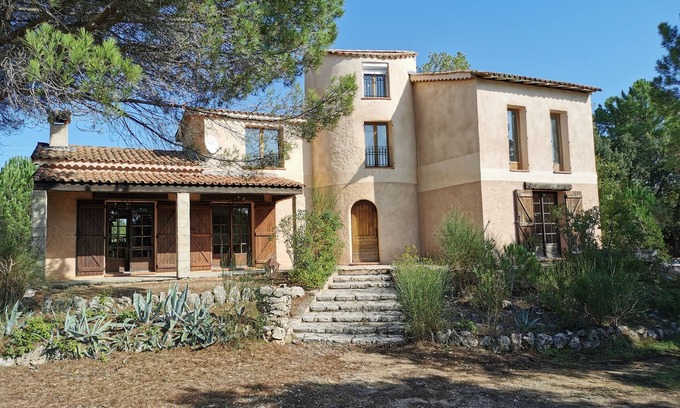Plan Florent Villa | Idyllic Villa with Private Pool for 8 in Bagnols-en-F