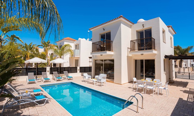 Kapparis Villa | Exceptional Protaras Holiday Villa with Oceanfront Views