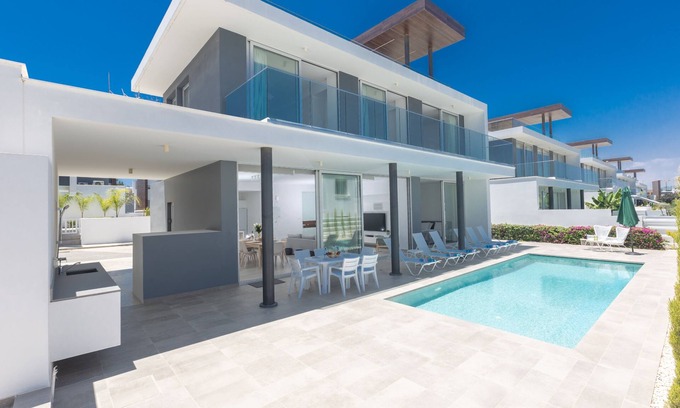 Protaras Cottage | Protaras Olivine Villa OL9: Ideal for Families with Pool