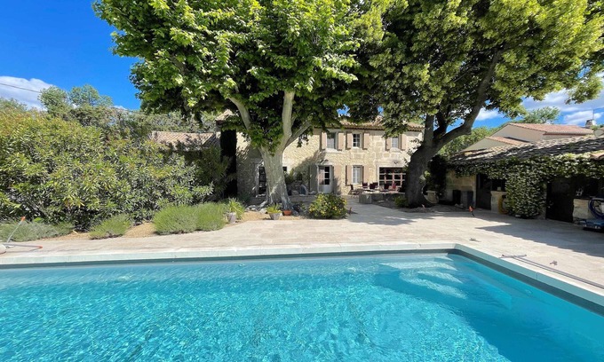 Saint-Etienne-du-Gres Other | Charming Provencal Farmhouse with Pool & Ocean Views