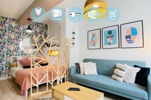 Provins Apartment | Historic Provins Studio for Two: Highly Rated & Family-Friendly