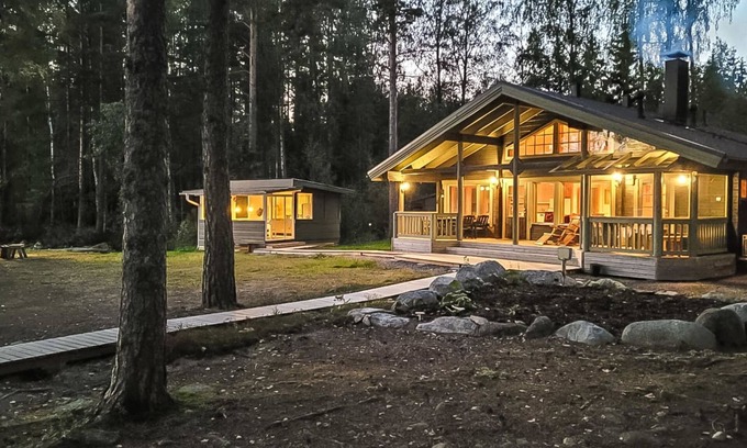 Kuortti House | Relaxing Retreat at Purjeranta by Interhome with Lake Views