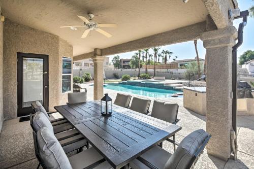 Lake Havasu City House | Experience Modern Lake Havasu Oasis with Pool & BBQ