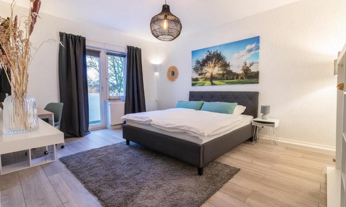 Hamme Zentrum Apartment | Comfortable Stays at Q-FLATS Bochum-Hamme - Highly Rated!