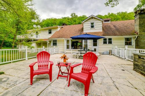 Callicoon Center House | Cozy Retreat with Fire Pit Near Fly Fishing Adventure