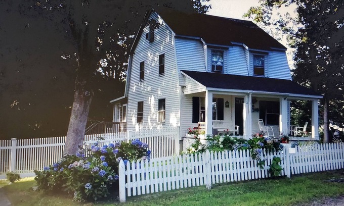 Manomet House | Charming Cottage Steps from Beach with Pool & Hot Tub