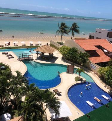 Barra de Sao Miguel Apartment | Beachfront Bliss at Queridinho do Barra Bali - 4-Star Escape