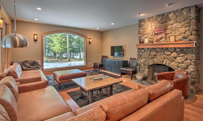 Meredith House | Tranquil Lakefront Retreat with Private Beach and Dock