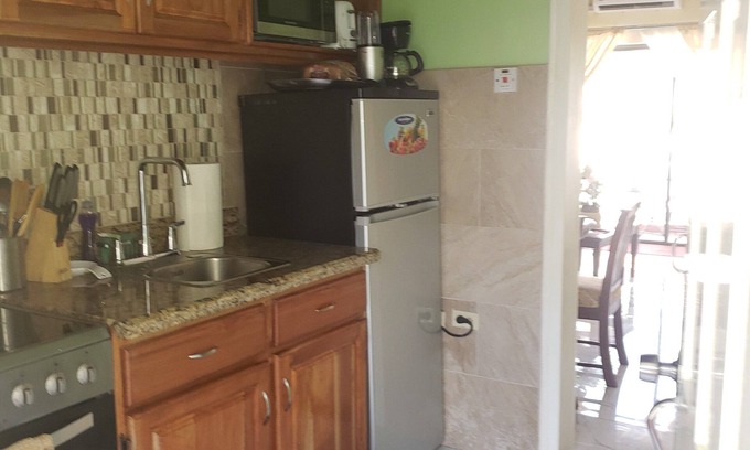 Epworth Apartment | Tranquil Caribbean Getaway with Pool and Kitchen Amenities