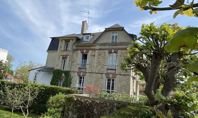Deauville City Centre Villa | Central Retreat with Playroom, Garden and Ocean Views