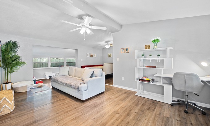 Old Seminole Heights House | Peaceful Oasis with Arcade Games & Pool Near ZooTampa