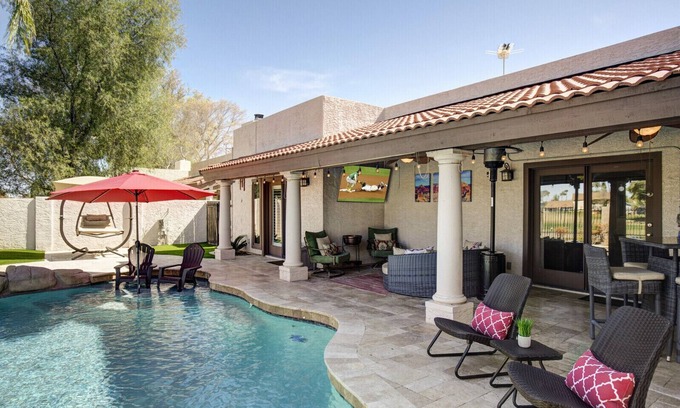 Dobson Ranch House | Tranquil Golf Course Retreat with Heated Pool & Spa