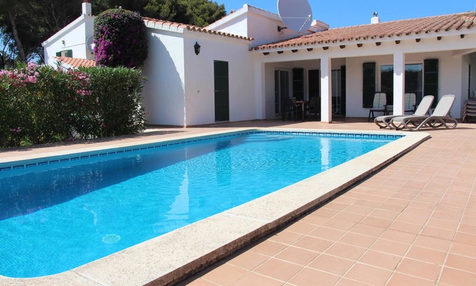 Port d'Addaia Villa | Idyllic Villa with Private Pool, Steps to Shops & Dining