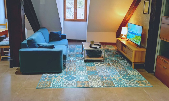 Pontarlier Apartment | Top Rated Duplex Apartment on Main Street with Kitchen