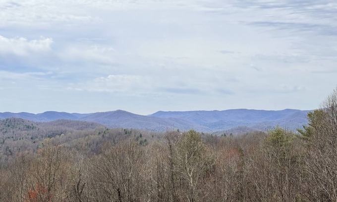 Saluda House | Tranquil Mountain View Retreat with Private Acres & Spa