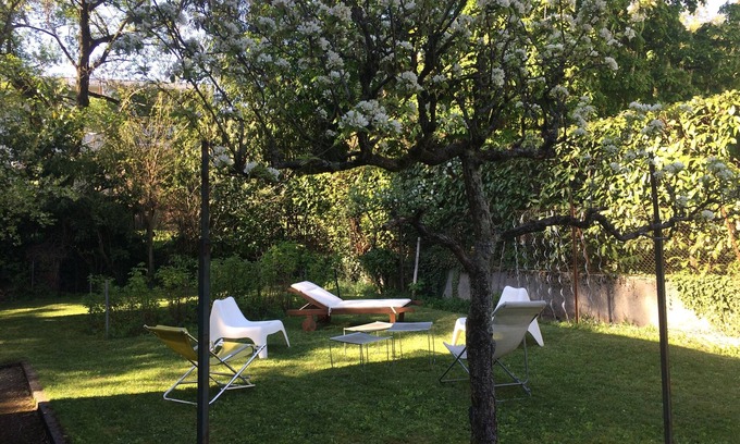 Thonon-les-Bains House | Serene Garden Retreat Near Downtown and Lake Geneva